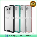 Factory price TPU Bumper Transparent Acrylic Combo Case Back Cover for LG V20 Transparent Covers